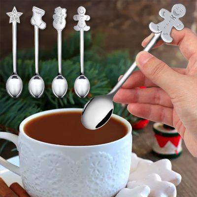 Vianočné dekoratívne lyžičky (4ks) | XMASSPOON