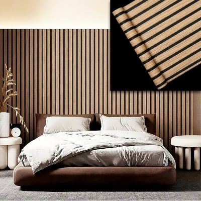 Elegantná nástenná nálepka s dreveným efektom | LINEWALL